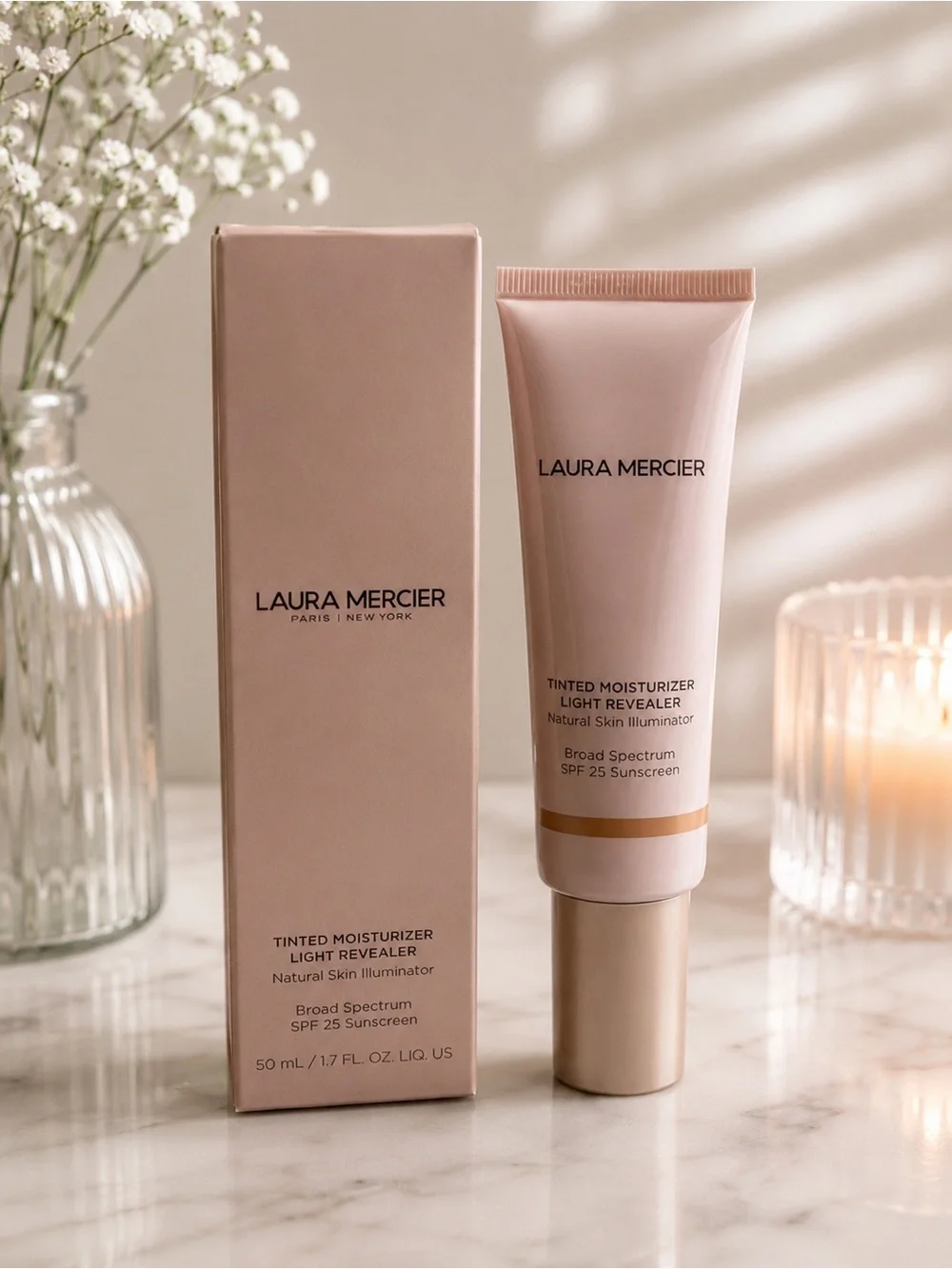 Laura Mercier Tinted Moisturizer Light Revealer - Natural (Cream) 50ml NIB